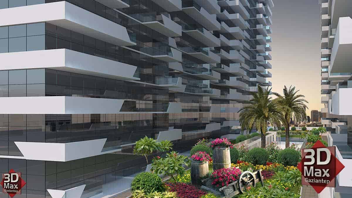 Rezidans ve Avm - Ara Bahçe