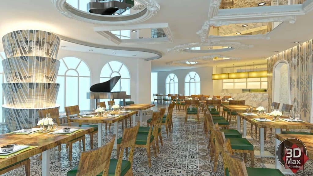 Çalışmalarımız | 3D Görselleştirme Projeleri 14 Restoran - Kebapçı