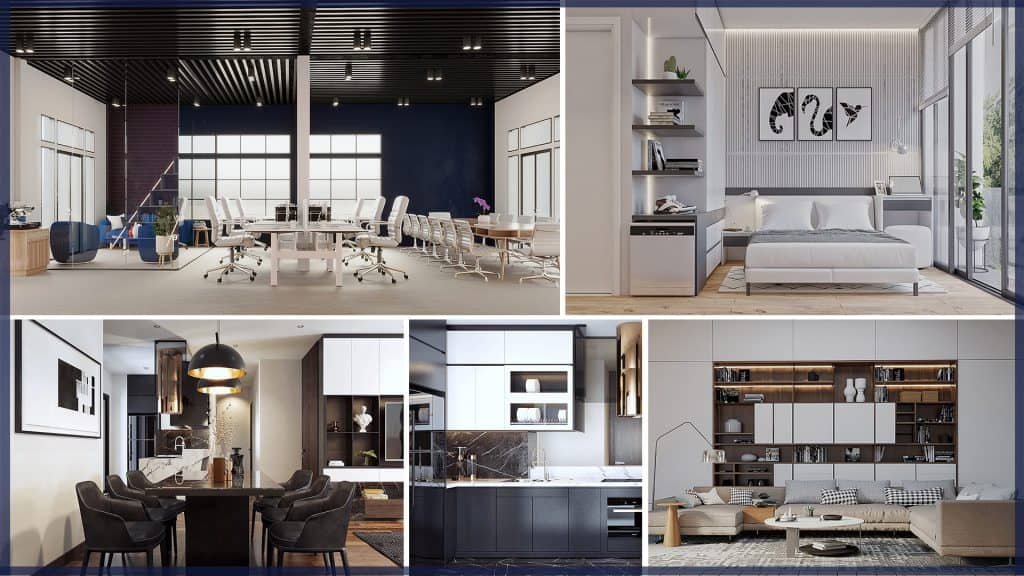 Çalışmalarımız | 3D Görselleştirme Projeleri 2 3d görselleştirme projeleri : 3D max Gaziantep'te tasarlanmış modern tasarımlar