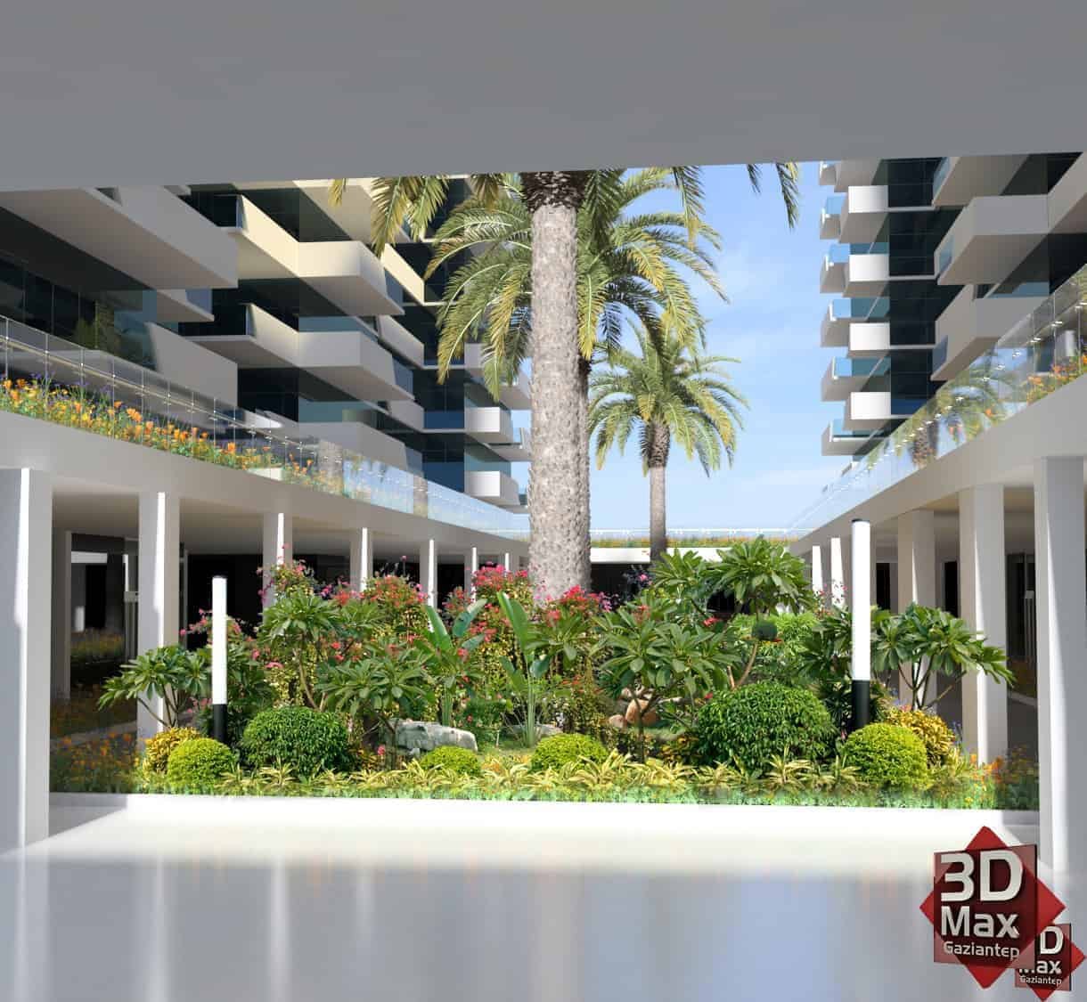 Rezidans ve Avm İç Peyzaj