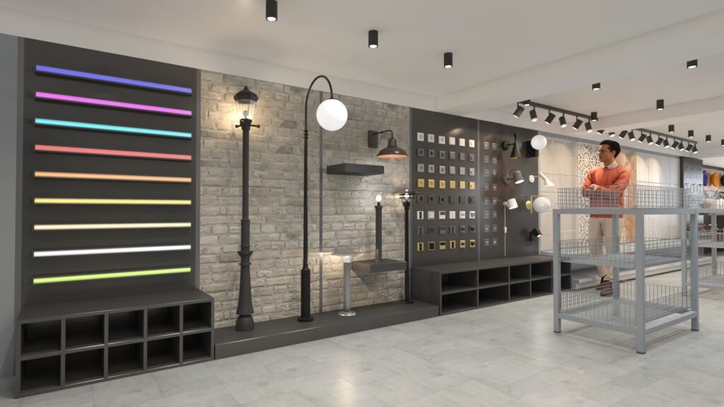 Çalışmalarımız | 3D Görselleştirme Projeleri 7 led bahçe priz duvar aplik