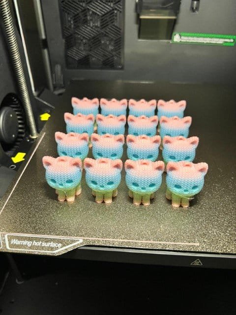 Örme Kedi anahtarlık