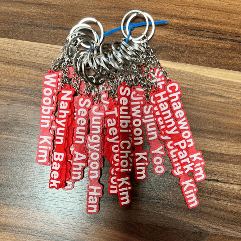 İsme Özel Anahtarlık