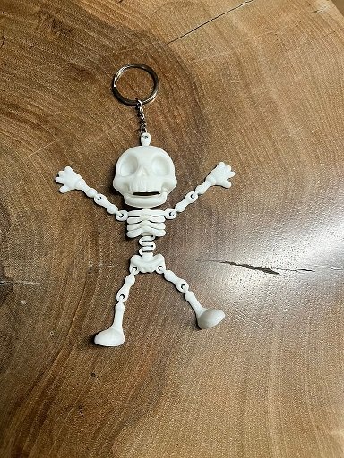 iskelet-anahtarlık-3d baskı