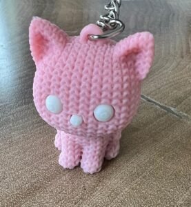 örme-kedi-anahtarlık-3d baskı