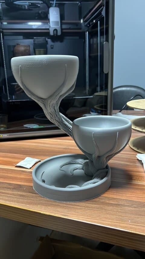 ağaç vazo 2 li boş