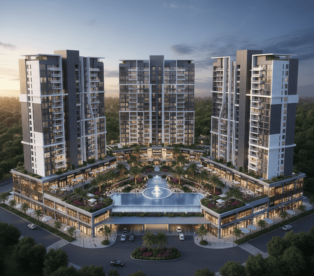 anahtar teslim paket proje çizilen binalar 3ds max modelleme ve vray render ile çizilmiş bina ve peyzaj