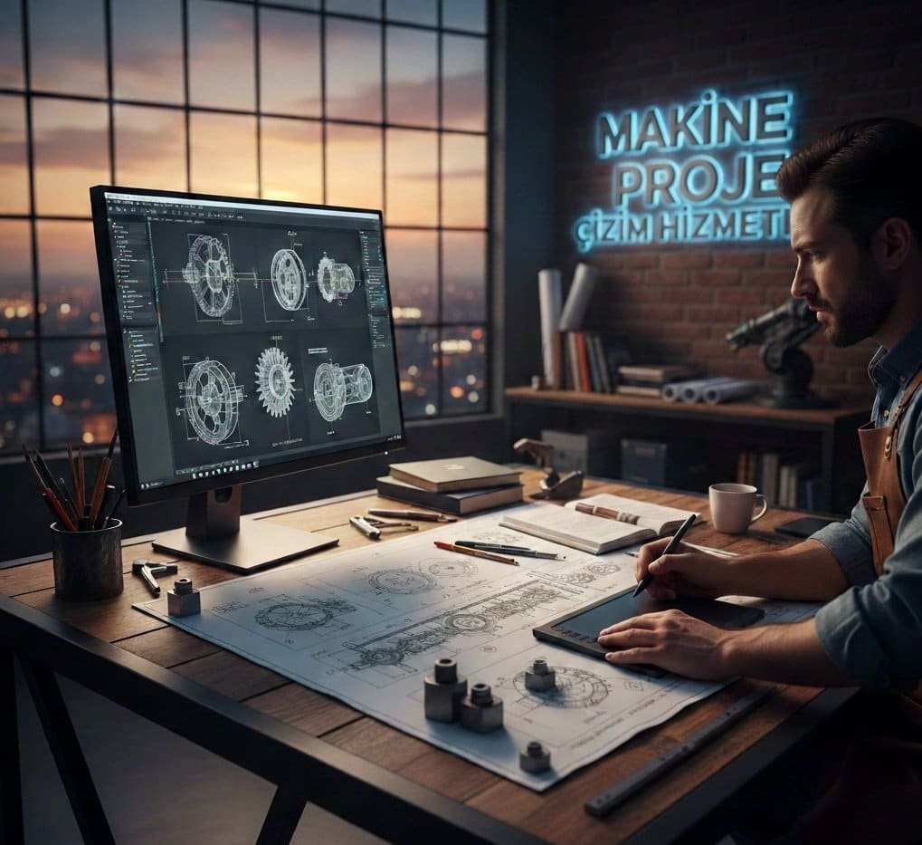 makine proje çizim hizmetleri