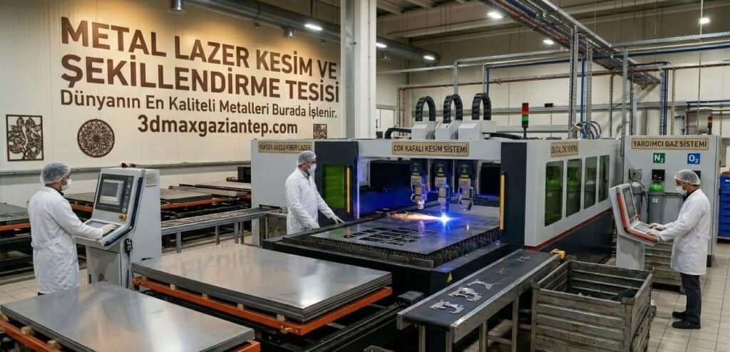 metal lazer kesim tesisi - 3dmaxgaziantep.com