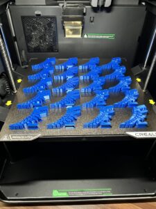 hareketli anahtarlık dinozor rex 3d baskı