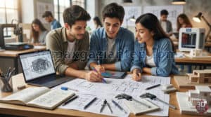 Öğrenci Projelerinde 2D ve 3D Çizim Desteği