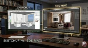 Sketchup vs 3ds Max Karşılaştırması